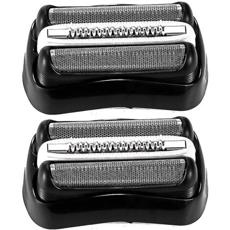 Lot de 2 pièces de rechange pour rasoir Braun série 3 32b, grille et couteaux de rechange