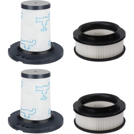 4 Pièces HEPA Filtre de Rechange Ensemble d'accessoires pour Aspirateur Rowenta X-Force Flex 11.60 14.60 15.60 Animal RH9878 RH9898 RH9958 RH99F1 (Remplacement ZR009007 ZR009008) (1/5)
