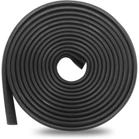 Protection de Bord de portire de Voiture en Caoutchouc,2mm x 3 Mtres Joint Caoutchouc en u en Joint Voiture pour Portes de Voiture Plaques Mtalliques Fentres