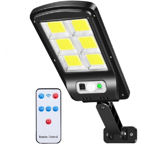 Lampadaires solaires à LED d'extérieur avec détecteur de mouvement étanches pour jardin, patio, chemin, cour (1/5)