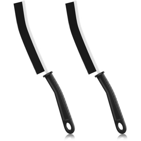 Brosse de nettoyage pour fentes, 2 pièces, brosse de nettoyage pour fentes de salle de bain, outil de nettoyage pour fentes (1/4)