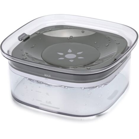 Gamelle Anti Éclaboussures et Débordement - Bol d'eau de Flottabilité pour Chien de Voyage - Grande Capacité 2L (1/5)