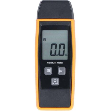 Humidimètre Pour Bois De Haute Précision Détecteur D'humidité Numérique Portable De Haute Précision Facile à Lire Pour la Construction De Bâtiments En Bois,Humidimètre Pour Bois, (1/4)