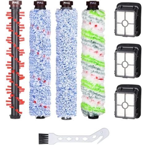 Accessories pour Bissell Crosswave 3 en 1 Aspirateur,1 x principal multi-surface + 1 x animal de compagnie +1 x pour les tapis + 1 x pour le sol et 3 filtres,pour 1866 1785 2052 1713 2225 (1/5)