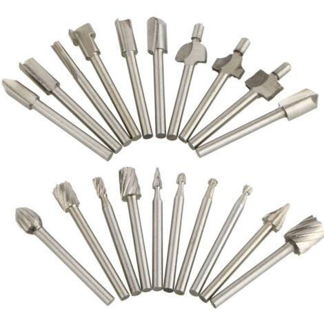 Paquet de 20 fraises de coupe en carbure de tungstne Dremel forets meuleuse rotative (1/5)