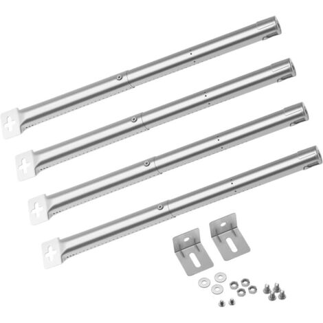 30,8 45cm universal brleur pour barbecook accessoires, camping gaz, bruleur inox barbecue pices de rechange, 4Pack (1/5)
