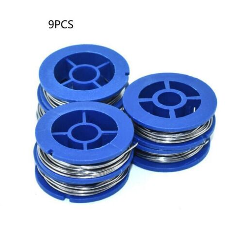 – Fil à souder en étain 0,8 mm – Lot de 9 bobines – Résistant pour circuits imprimés – Excellente performance électrique