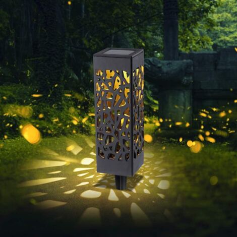 Lampe Solaire Jardin, éclairage Solaire Extérieur de Jardin, étanche LED Lumiere Paysage Lampe, Solaire Jardin Décoration éclairage Pour Terrasse Trottoirs Patio Chemins Pelouse-4 Pièces-Fei Yu