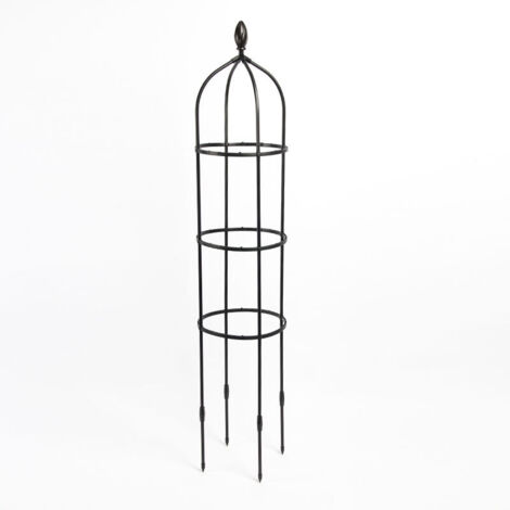Obélisque de Jardin, Tuteur Plante Grimpante, Jardin Tuteurs de Plantes, Treillis Fleur Soutien de Arche de Jardin en Forme de Tour pour Plantes grimpantes,AAFGVC (1/5)