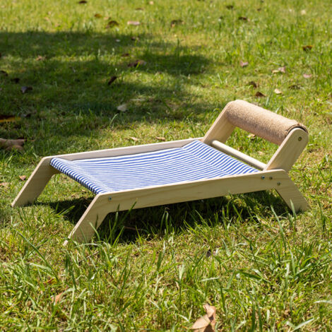 Lit pour chat, lit de plage d'été, nid pour chat, cadre d'escalade pour chat, chaise longue universelle toutes saisons