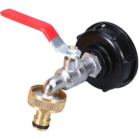 Adaptateur de robinet pour vidange de réservoir IBC 3/4 pouce (1/5)