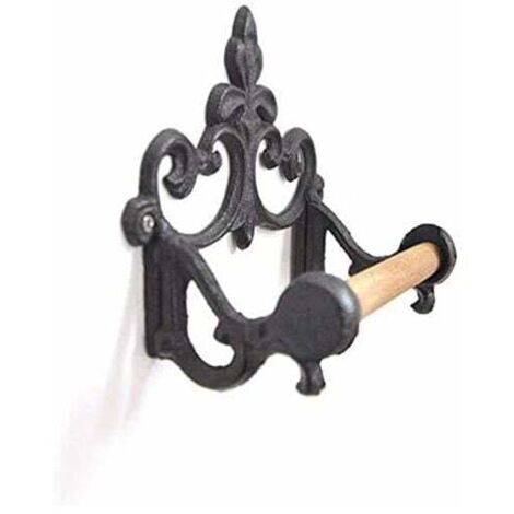 VURAHOME - Porte-papier Toilette Vintage en Fonte pour Cuisine et Salle de Bain (1/5)