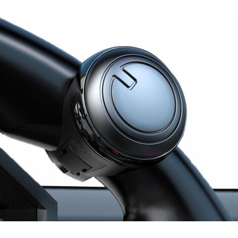 Sollbry Bouton rotatif de volant, boule d'assistance de direction universelle, poignée de direction à 360 degrés, adaptée pour volant de voiture, tracteur, tondeuse à gazon, chariot élévateur, voiture (1/4)