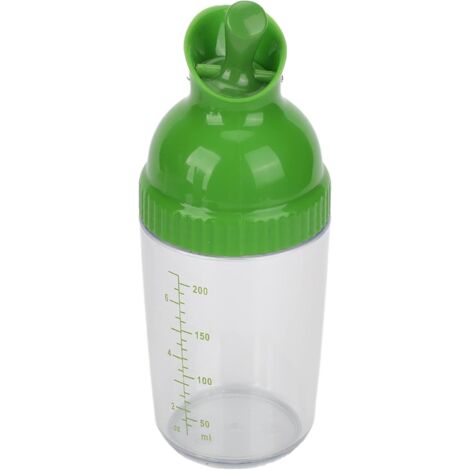 Récipient à vinaigrette, empêche les fuites, résistant aux gouttes, shaker à vinaigrette de 200 ml pour la cuisine(vert) (1/5)