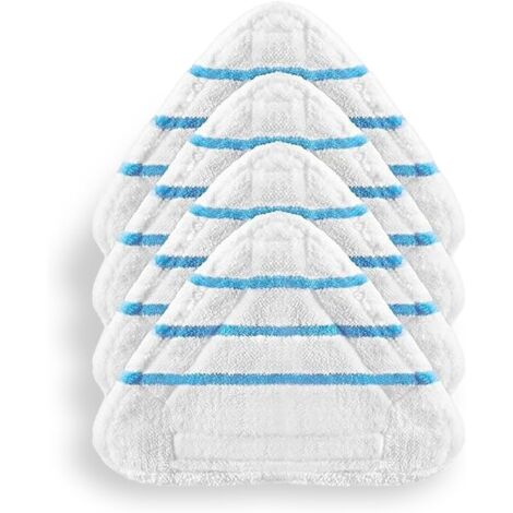 4 pcs Serpillere Balai Vapeur,Vapeur pour Balai Vapeur pour Silvercrest Lidl Universel,Accessoires pour Nettoyeurs Vapeur,Housse en Microfibre