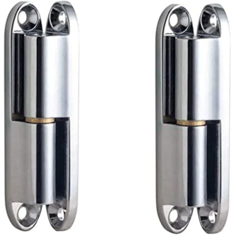 Charnière de Porte,Charniere Porte Lourde,2 Pièces Charniere Porte, Lourde Paumelle pour Porte,d'Armoire en Alliage de Zinc Charnière à Visser de Porte ,avec 8 Vis Paumelle à Visser (14x80 mm) (1/5)
