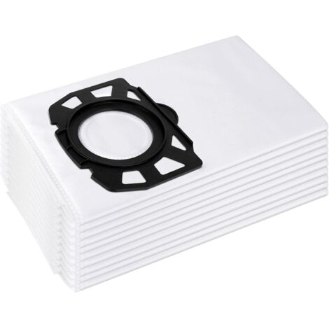 Lot de 10 Sacs de Filtre Sacs D'aspirateur pour Kärcher 2.863-006.0 KFI 487 Sacs Aspirateur pour Kärcher WD4 WD5 WD6 WD5P WD6P MV4 MV5 MV6 Aspirateurs Multifonctions Google (1/5)