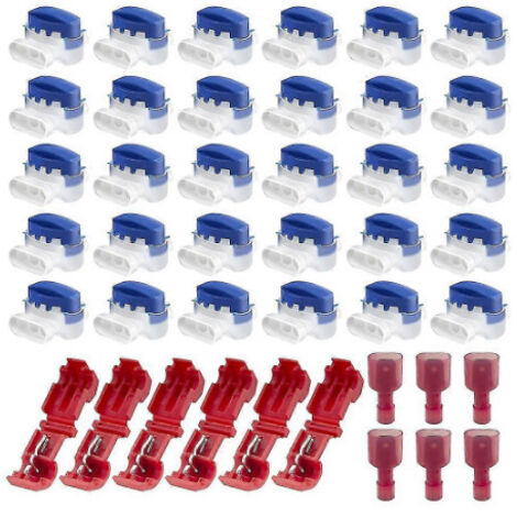 Lot de 30 connecteurs de câbles étanches pour tondeuses robotisées, avec 12 bornes de connexion, kit de réparation de câbles pour irrigation automatique. (1/5)