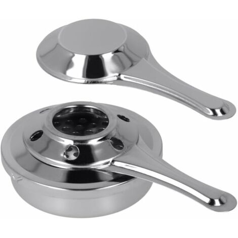 Ulisem – Brûleur à fondue 9 cm en acier inoxydable – Haute puissance pour fondues et buffets – Montage sans outils – Démontage facile