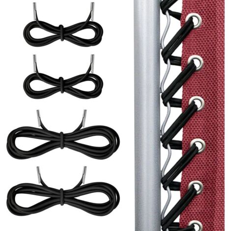 Tendeur pour chaises longues, transats de jardin, transats de plage, transats, transats, Tendeur pour chaises Lafuma RSXA Merax, lot de 4, noir (1/4)