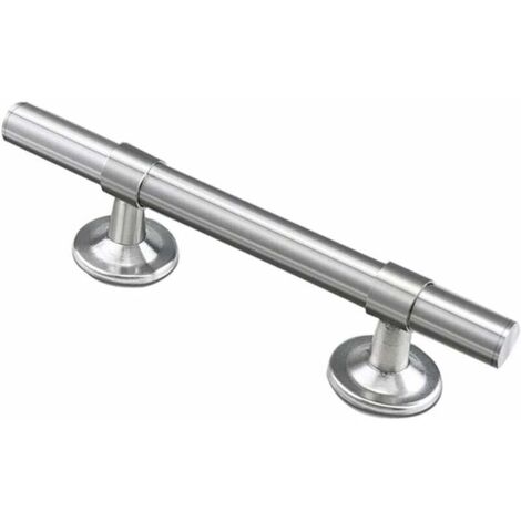 Poignée robuste en acier inoxydable, poignée réglable, particulièrement adaptée pour porte en verre et porte en bois, convient pour porte coulissante, porte de douche et porte intérieure. (1/5)