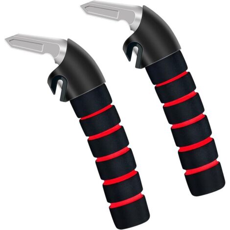 Paquet de 2 poignées de porte de voiture, poignées de soutien d'assistance pour personnes âgées, poignées multifonctions, poignées de loquet de porte de voiture, adaptées aux personnes âgées et handic