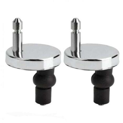 Lot de 2 Fixation Abattant WC Universelles Abattant de Toilettes à Charnière Couvercle de Toilettes Abattant Fixations,Convient à Toutes Sortes de Styles de Toilettes,Montage Facile (1/5)