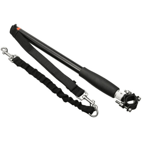 Vélo Chien Laisse Traction Chien Laisse Chargeable Chien Laisse Vélo Chien Marcheur Produits Pour Animaux Noir (1/4)