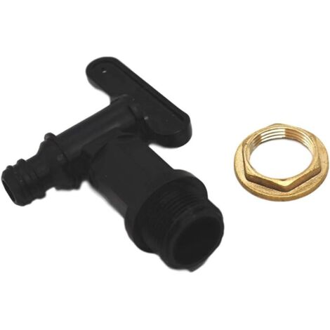 robinet cuve 1000l plastique,Adaptateur de boîte de rangement d'eau IBC,adaptateur robinet tuyau arrosage,Pour recuperateur eau de pluie, réservoir de carburant (1/5)