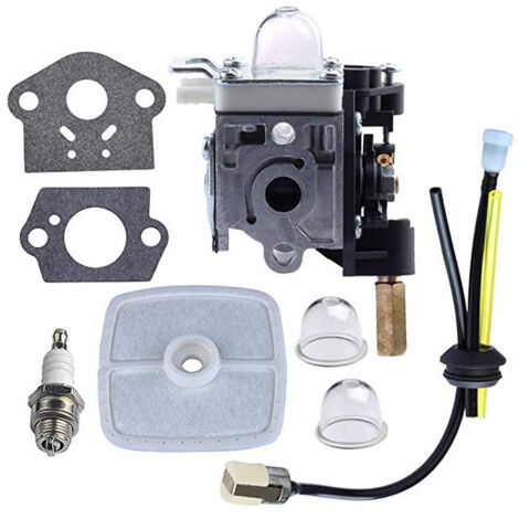 Ensemble carburateur Zama RB-K70A RB-K66A compatible Srm210, équipé de bougie d’allumage et ensemble filtre à huile pour outils de coupe. (1/5)