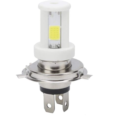 Ampoule pour Phares à LED H4 LED Moto Phare Ampoule Haut/Bas Faisceau Phare Ampoule Lumière Blanche 1080LM 6500K Moto Avant Lampe,A