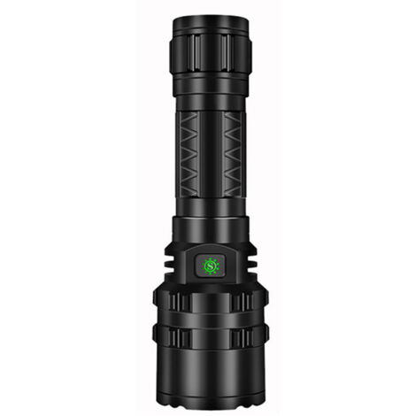 Lampe de poche LED super tactique rechargeable par USB 5 modes avec batterie au lithium (1/5)