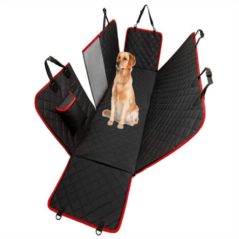 Tapis de voiture pour animaux de compagnie anti-sale imperméable à l'eau anti-dérapant pour chien fenêtre arrière (1/3)