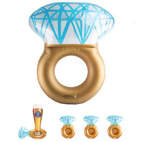 Bouée Piscine Gonflable Diamant Bouée Été Accessoire Photo Plage Cadeau Été 1 Pièce