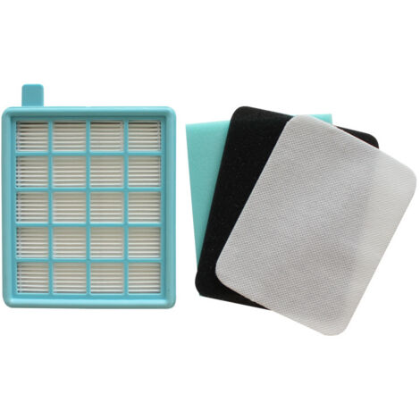2x jeu de filtres 4 pièces adapté Filtre d'aspirateur Compact Filtre de rechange FC8470 FC8471 FC8515 FC8516 (1/3)