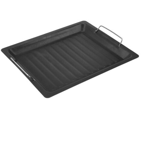 Plaque de barbecue en acier inoxydable antirouille poêle à frire antiadhésive adaptée au barbecue (1/5)