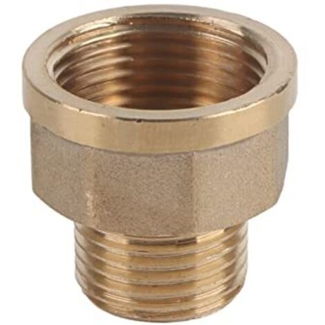 1pc Raccord de Tuyauterie en Laiton Douille Réducteur Adaptateur de Tuyau 1/2 BSPT Filetage Mâle et 3/4 BSPT Filetage Femelle,A