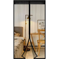 Moustiquaire magnétique porte moustiquaire rideau magnétique moustiquaire 150x220cm moustiquaire fermeture automatique moustiquaire pour porte balcon salon porte patio pose adhésive sans perçage