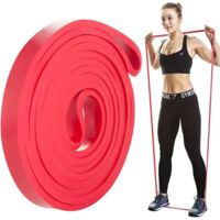 Corde Tension Multifonction 4 Tubes Latex 8 Mm - 35 Lb, Poignées Et Sangles Cheville - Fitness, Musculation, Abdos, Yoga