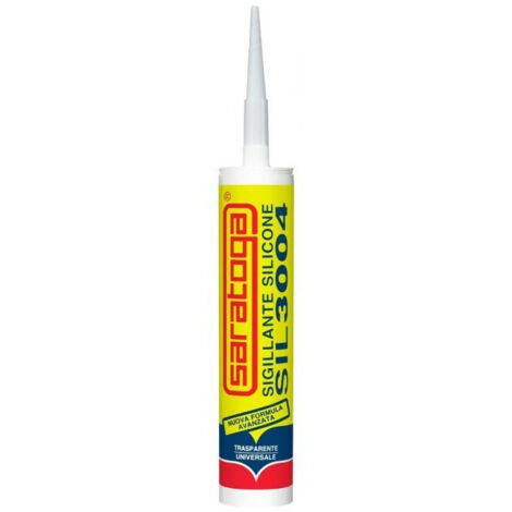 Silicone acetico antimuffa sil 3004 - Colore: Trasparente