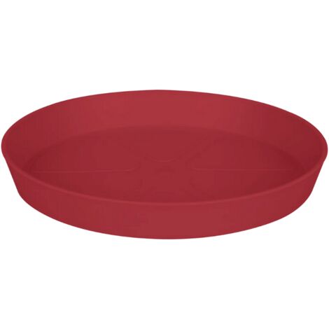 Elho Loft Urban Saucer Round 24 Rosso teatro Sottovaso Rotondo (1/3)