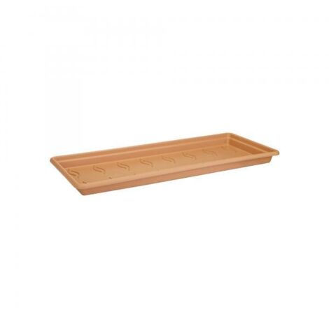 ELHO Sottovaso per fioriera Green Basics 100 - Terracotta dolce - XXL - Esterno - Ø 89,7 x H 5,7 cm