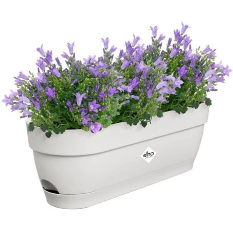 Vaso rettangolare da Balcone Elho 50 cm Bianco Rettangolare Plastica (1/5)