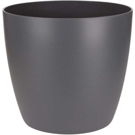 Elho Vaso Brussels - Nero - Diametro 22 cm