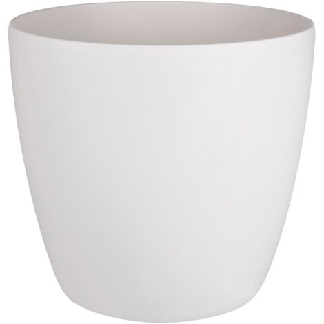 Pot ruote Elho 'round di Bruxelles' White 40 centimetri