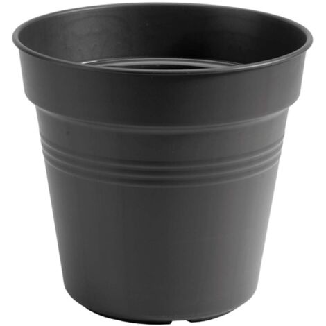 Elho Green Basics Growpot 40 Living Black Vaso Da Coltivazione Rotondo