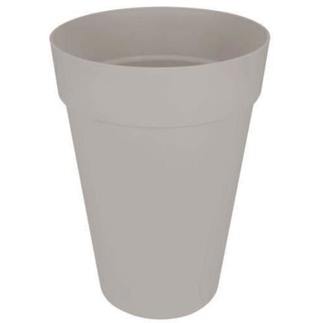 Elho Loft Urban Round High 42 Warm Grey Vaso Rotondo