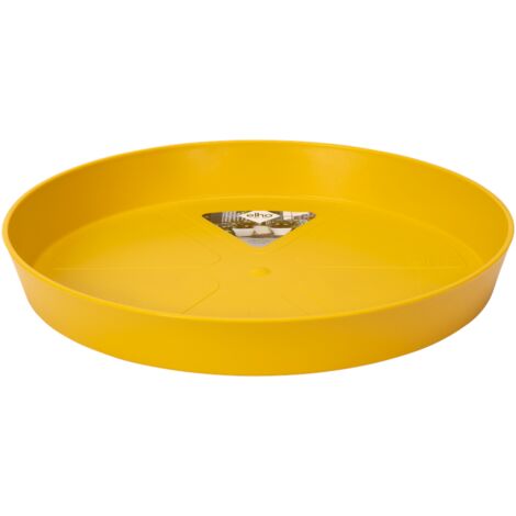 Elho Loft Urban Saucer Round 28 Ochre Sottovaso Rotondo