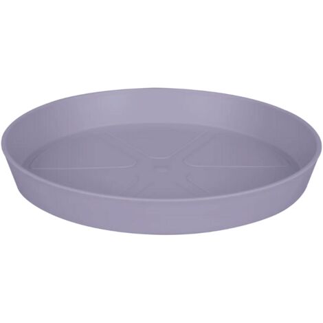 Elho Loft Urban Saucer Round 24 Lavender lilac Sottovaso Rotondo (1/3)