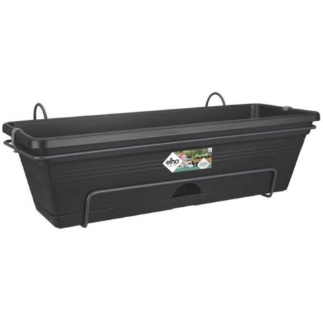 Elho Green Basics Trough Allin1 50 Living Black Fioriera Rettangolare